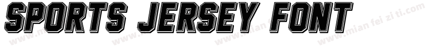 Sports Jersey Font字体转换